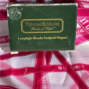 Thomas Kinkade Lamplight Brooke Sculpted Magnet